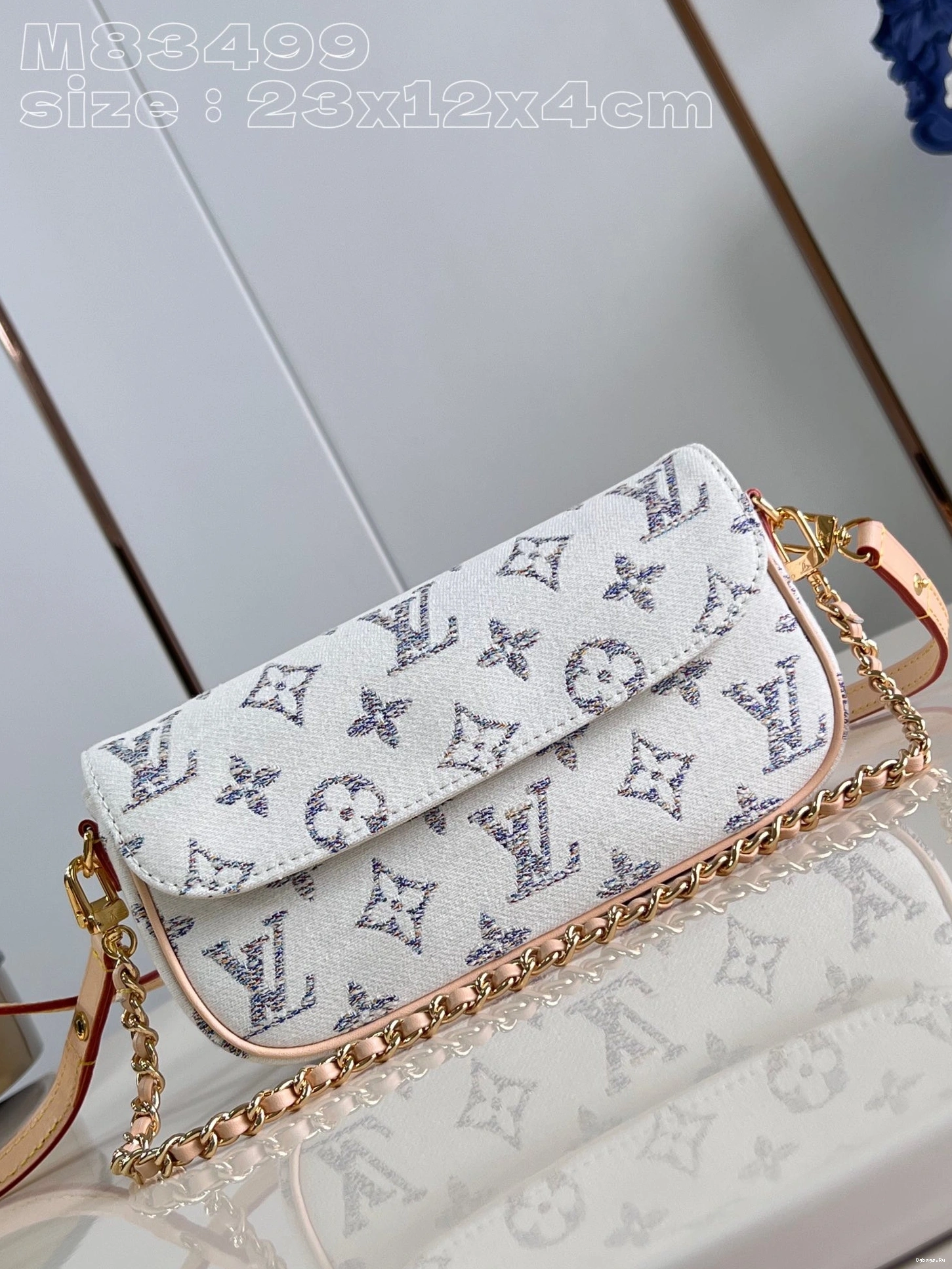 on Ivy-23.5*12*4.3cm VUITTON LOUIS Chain Wallet 0331